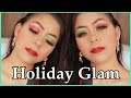 Two Toned Eyeshadow |Holiday Glam Inspired Makeup | JustSimplyClaire