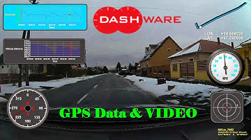 │📀DashWare Tutorial:│🛰️GPS Data🧭 & 🚗Dashcam Video📹│MiVue 798│