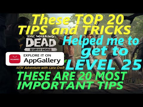 The Walking Dead Survivors TOP 20 Tips And Tricks That Helped Me To Get To Level 25 In Game 