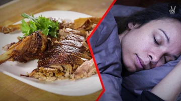 Was passiert wenn man vor dem Schlafen isst?