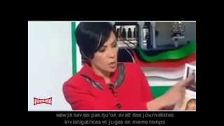 Ali Benfliss et la journaliste d&#39;EnnaharTV Hamida Mahmoudi joue les juges