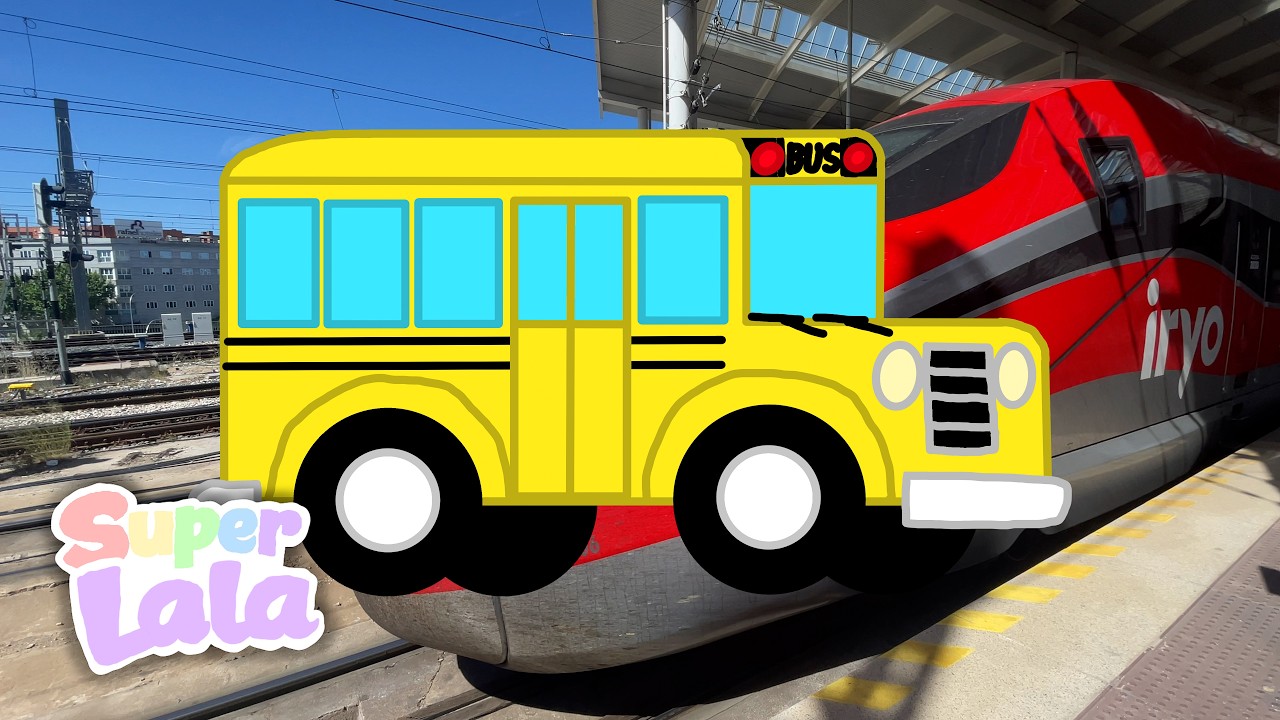 Wheels on the Bus 🚍 | 1 of 100 Super Lala Classic Nursery Rhymes for Babies