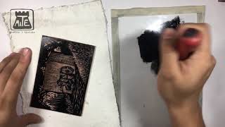 COMO HACER UN GRABADO SUELA DE ZAPATO EN NEOLITE MA TE taller de grafica