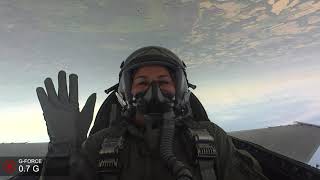 Full Pull 9.5G's in an US Air Force F-16: In-cockpit Footage and Audio Guide