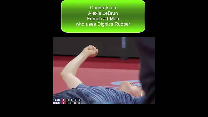 They all using Butterfly Dignics rubber, Men and Women