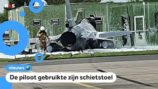 F-16 ramt gebouw in Leeuwarden