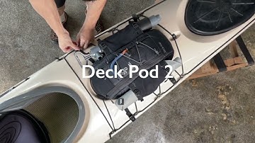 Deck Pod 2 - Your Kayak Deck Just Got Faster, Deckhand fastener system, Holding Kayak Safety Gear