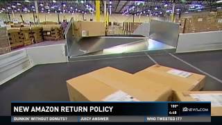Amazon has a new return policy