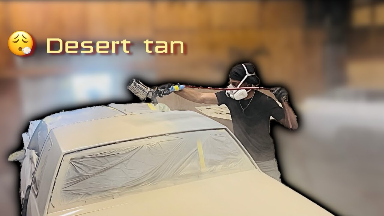 Painting cars ain’t simple |￼ ￼ Desert tan Monte Carlo SS!