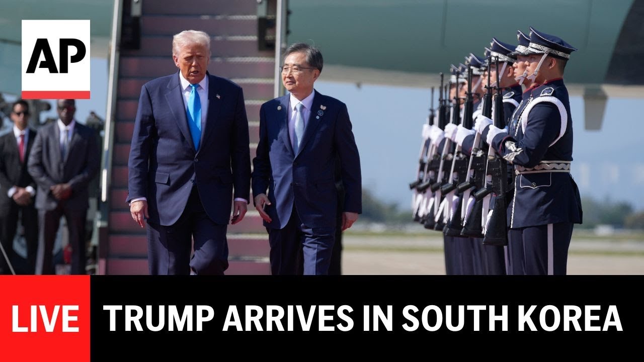 LIVE: Trump arrives in South Korea