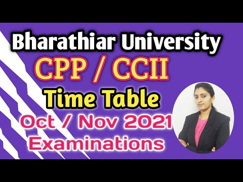 CPP/CCII Examinations TimeTable 2021 Released - By Dr. Rekha's EduGrit