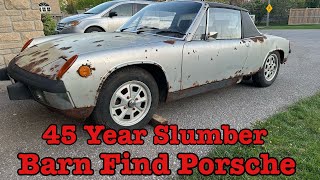 Barn Find Porsche 914 2.0 Walk Around After its 45 year Slumber Barn Find Porsche 914 2.0 Walk Around After its 45 year Slumber