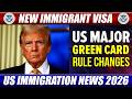 US Announces Major Green Card Rule Changes: New Immigrant Visa | US immigration latest News Today