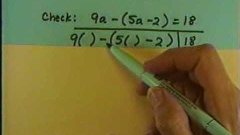 Introduction To Solving Linear Equations of Form AX+B=CX+D Pt2