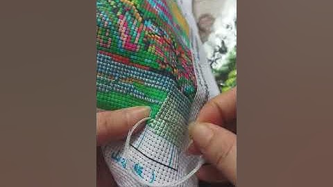 Video hướng dẫn cách tránh các lỗi trong tranh thêu chữ thập.