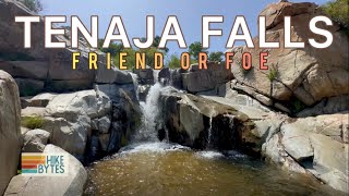 Dangerous TENAJA FALLS at San Mateo Canyon Near Temecula | How to Hike Around Waterfalls