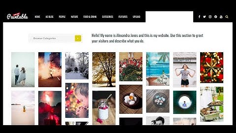 Paintable - Photography WordPress Theme | Photo Download Website Theme | Photo Portfolio
