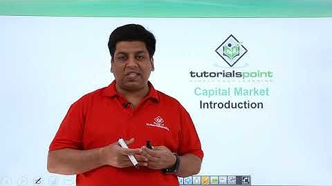 Capital Market   Introduction