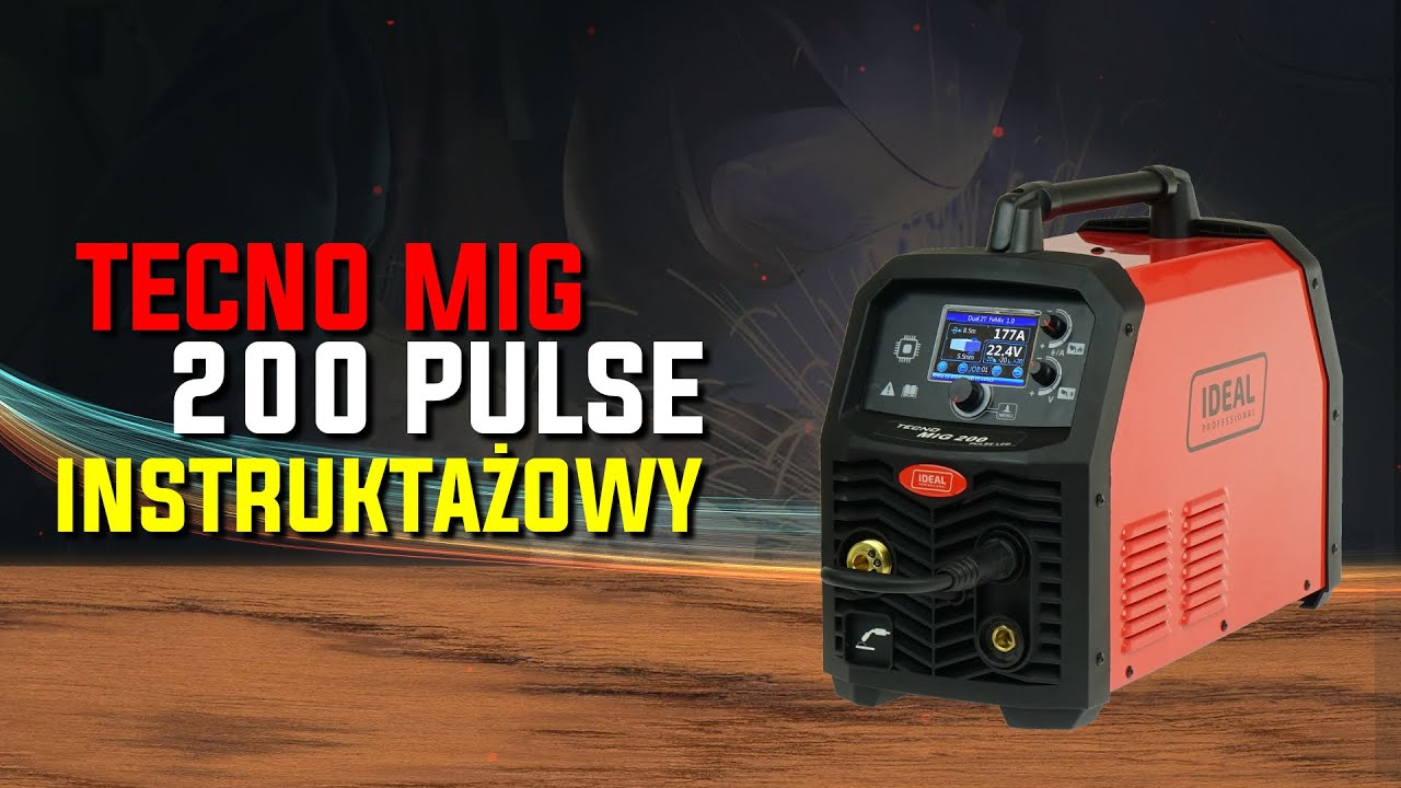 Spawarka Ideal Tecnomig 200 Pulse LCD - zestaw