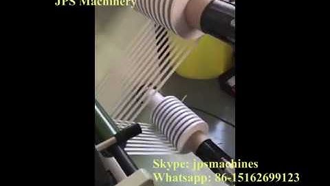 JPS-320C Blank Label Sticker Rotary Die Cutter & Slitter Rewinder Machine ( Economic style0