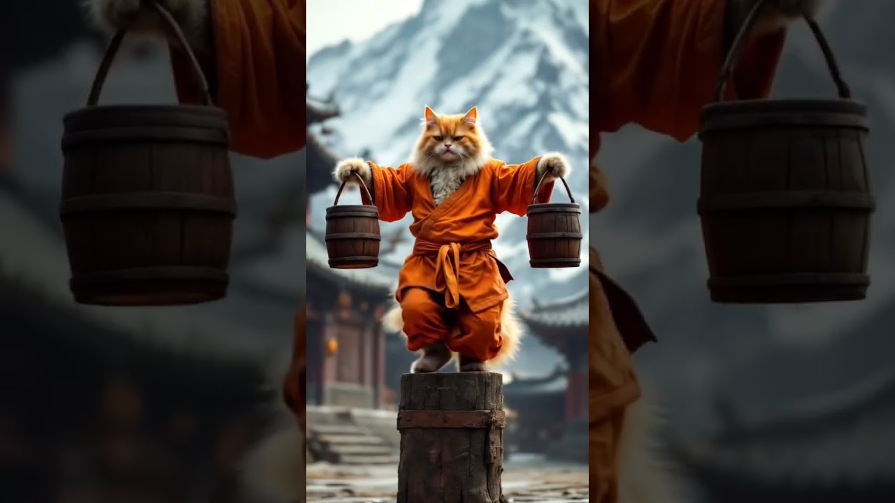 A Cat got bullied and became strong