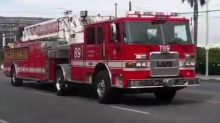 LAFD Light Force 89 medic response