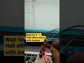 hall effect sensor with Arduino 🔥#shorts #arduino #creatingforindia