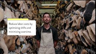Automated employee scheduling and shift planning software.