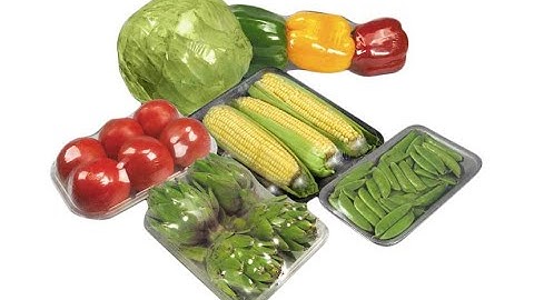 KUKO fruit & vegetable packing automatic L bar shrink wrap machine.