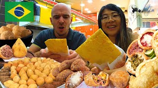 First time trying SALGADOS Brazilian snacks 🇧🇷