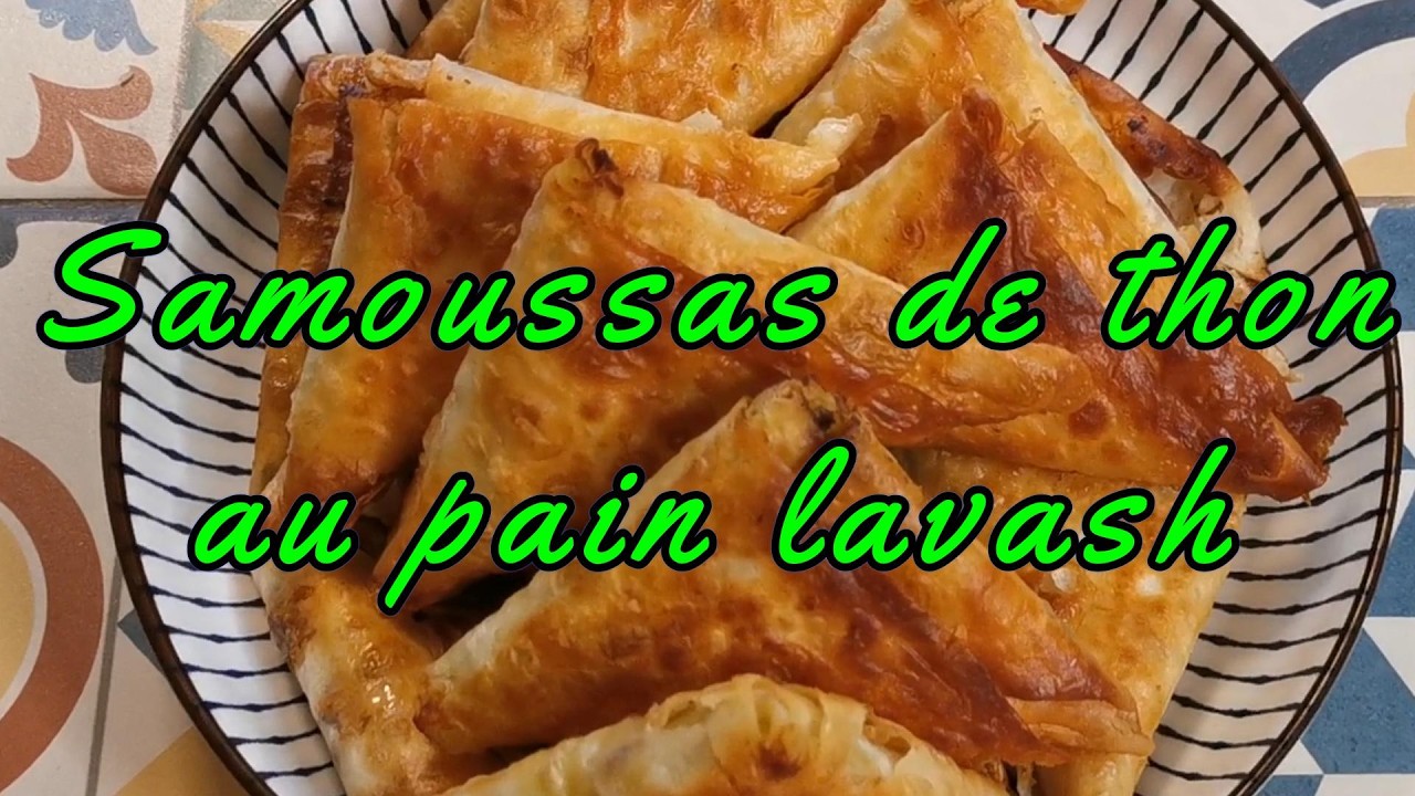 🥟🐟 Samoussas de thon au pain lavash. Parfaits pour un apéritif ou un repas léger !