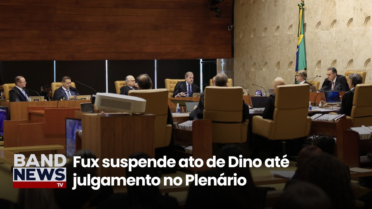 Fux suspende ato de Dino até julgamento no Plenário | BandNews TV