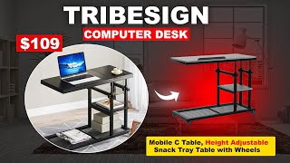 Famous SHOP TRIBESIGNS MOBILE C TABLE, PORTABLE DESK SIDE TABLE with POWER OUTLET | THE DYNAMIC FAMILY Profile