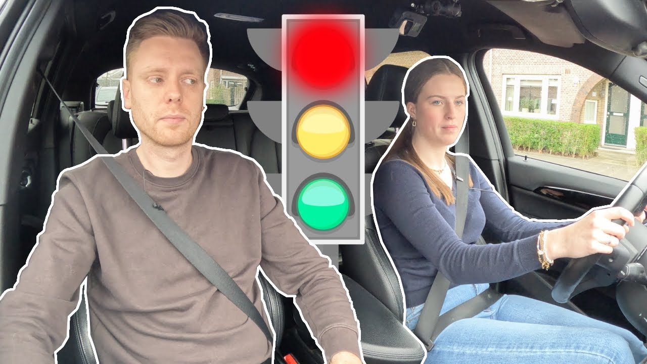 We Rijden Door Rood Tijdens Praktijkexamen