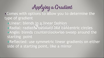 6 Applying a Gradient