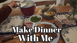 Winter Comfort Food: Baked Chicken In The Oven With Side Dishes