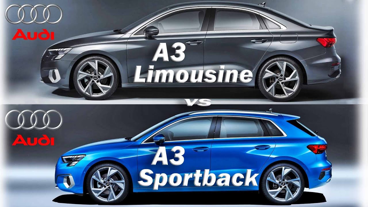 Trouw Onderling verbinden Fondsen 2020 Audi A3 Sedan vs A3 Sportback, A3 Sportback vs A3 Limousine - visual  compare - YouTube