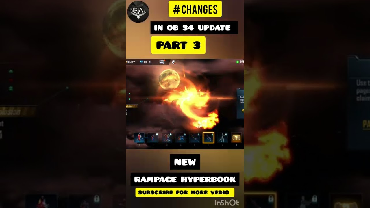 CHANGES⚡ IN OB 34 UPDATE II PART 3 II GAREENA FREE FIRE MAX  