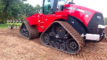 2012 Case IH Steiger 600 Quadtrac Articulated Crawler Tractor With Dowdeswell Plough