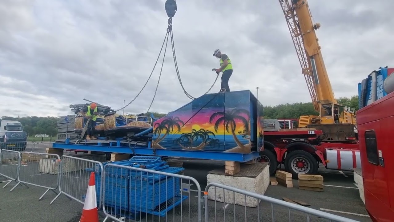 Nottingham Goose Fair 18th September 2025 Ryan Crow Build Up Begins Day 4