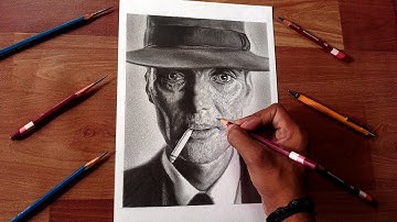 Drawing Cillian Murphy x Oppenheimer | Hyperrealistic portrait | Graphite