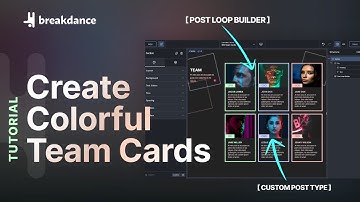 Breakdance Post Loop Builder Team Cards