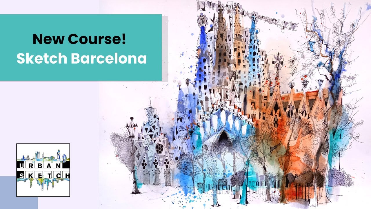 Learn How to Sketch Barcelona with Ian Fennelly - YouTube