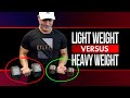 Lighter Weight More Reps vs Heavier Weight Less Reps (Which Is Better?)