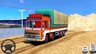 Indian Lorry Truck Simulator 3D - Lorry Cargo Truck Driving Driving - Android GamePlay  screenshot 1