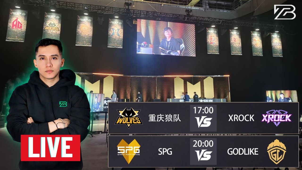 🔴WOLVES vs XROCK | SPG vs GODLIKE [CDM S9 PLAYOFFS LAN] - COD Mobile ...