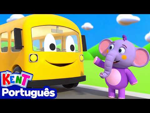 The Wheels on the Bus Go Round and Round | Children's Rhymes and Songs @aquibebescantam | Kent th...