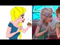 Frozen 2 Elsa funny Drawing memes - Try not To laugh