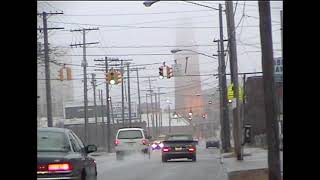 Abbey Avenue and Downtown Cleveland scenes. 1/24/2002.