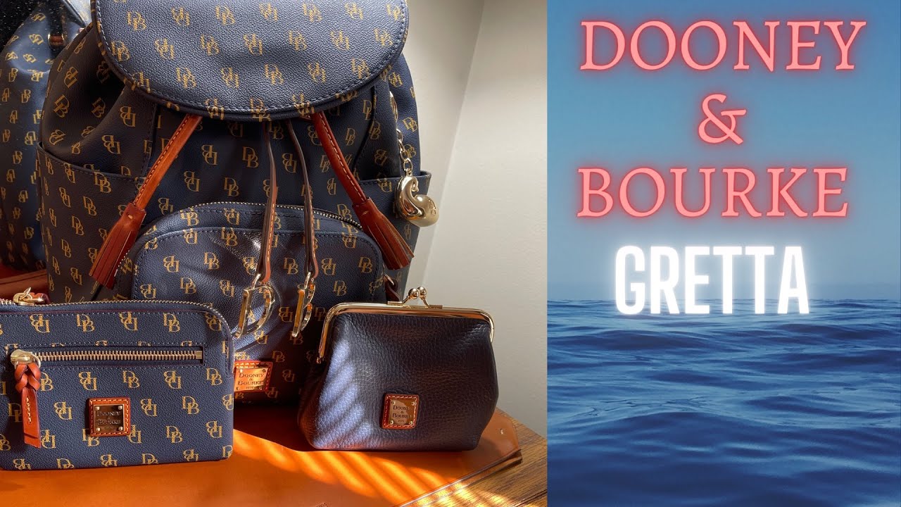 DOONEY & BOURKE UNBOXING LARGE GRETTA BACKPACK NAVY 